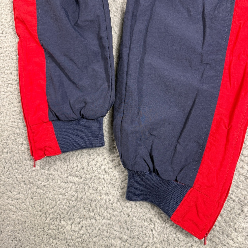 Rossignol Track Pants Mens Medium Blue Green Red Colorblock Warm Up Zip Opening - Picture 5 of 10